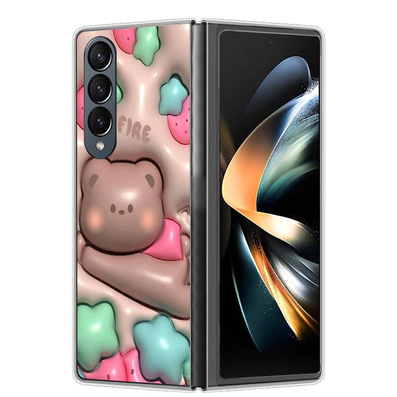 For Samsung Galaxy Z Fold6 Fold5 Z Fold 2 3 4 5 6 Fold5 Phone Case Astronaut Silicone Back Cover For Galaxy Z FOLD 6Funda Coque