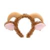 Soft Goat Ears Headband Plush Lamb Cosplay Tail Comfortable Wear Sheep Horn Hair Band  Photo Props