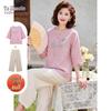 YUZHAOLIN Mid-Aged Women's Summer Seven-Sleeve Casual Set