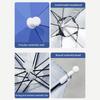 Portable Hands Free Umbrella Hat With Uv Resistance And Rain Proof Design Perfect For Hiking Fishing Gardening And Camping