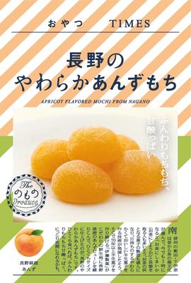 Snack TIMES weiche Aprikosen-Mochi 5 Stück x 10 Stück Nagano's