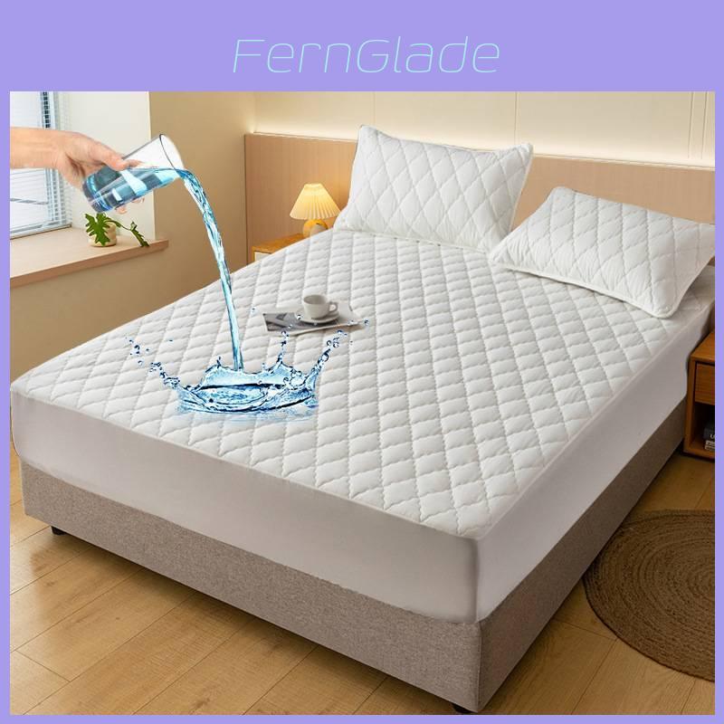 Cotton Waterproof Bed Cover With Absorbent Mattress Protector For Home Use
