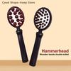 1PC 3 In 1 Relief Stress Massager Massage Hammer Stick Knock Scratcher Body Massage Relaxation Tool 37 Beads Point Gua Sha Stick