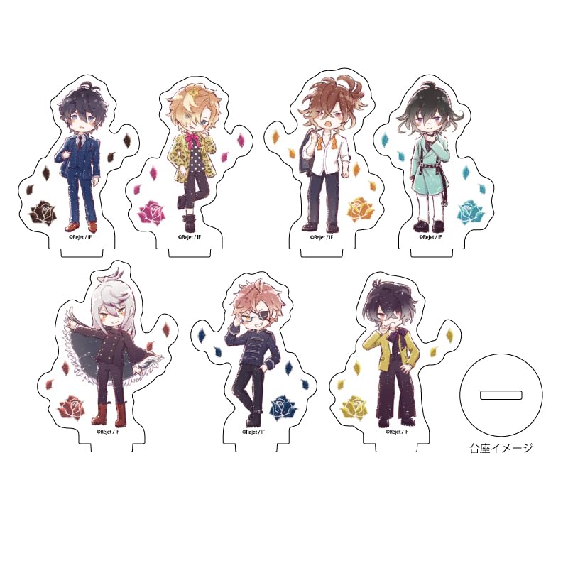 

DIABOLIK LOVERS 04 [Графическая иллюстрация] Акриловая подставка для миниатюры на 7 предметов в коробке