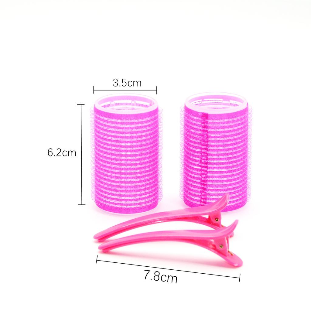 Hair Rollers Self Grip Hook Hair Curlers with Styling Clip Heatless Hairs Roller SalonDressing Curlers Sticky Hair Styling Tools