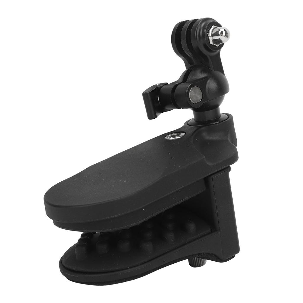Suporte de Fixação de Queixo para Capacete de Motocicleta 360 Graus Rotativo Mordida Firme Antiderrapante Ajustável 5KG Universal Queixo de Capacete
