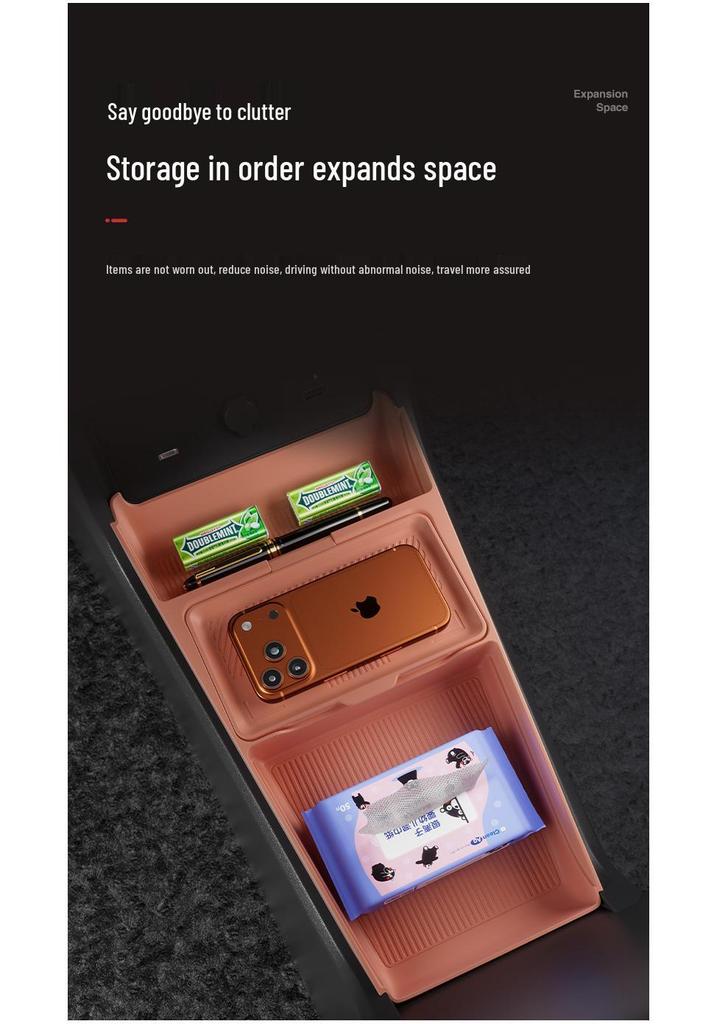 Geely Emgrand Center Console Lower Storage Box: Eco-friendly Glasses Organizer, 26th Gen, 5th Gen Car Accessory