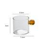 Tasses à Vin en Verre Animal de Ferme 3D Mignonnes Verres Design Italie Verres à Whisky Tasse à Café Enfants Verre Borosilicaté Tasse à Lait Eau Thé