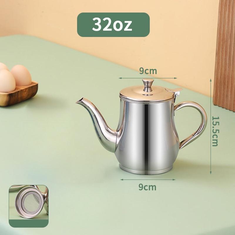 Kitchen Oil Filter Cooking Tools Storage Tank Grease Filter Container Restaurant Oil Filter Stainless Steel Oil Tanks