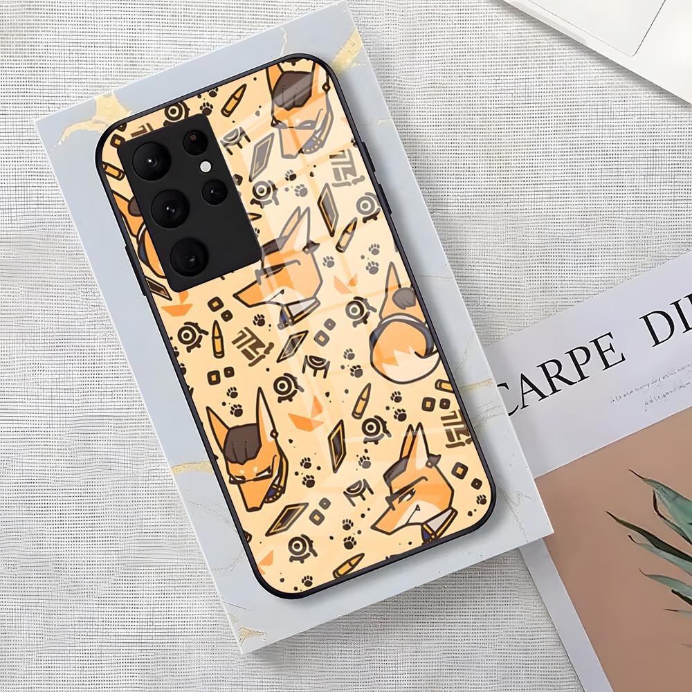 

Game A-Valorant Phone Case For Samsung S26 S25 Edge Ultra S23 S22 S21 S20 Plus S24 Fe Glass Cover Galaxy S25 Ultra