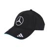 Adidas MERCEDES AMG PETRONAS FORMULA ONE Team Baseball Cap GEORGE RUSSEL TO069 Men's Black (JZ2569)