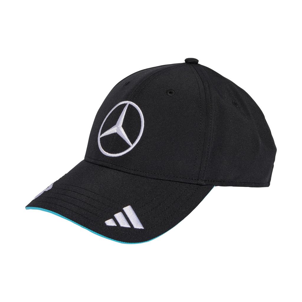 Adidas MERCEDES AMG PETRONAS FORMULA ONE Team Baseball Cap GEORGE RUSSEL TO069 Men's Black (JZ2569)