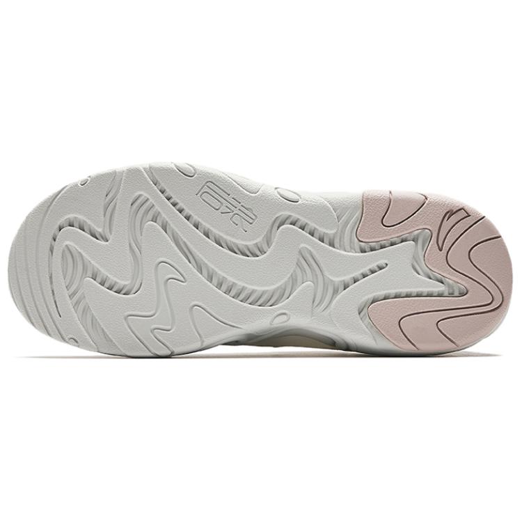 Anta Afterwave 4 Comfortable Versatile Non-Slip Wear-Resistant Low-Top Casual Shoes Women Sneaker White Pink 122528852-2