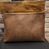Male Bag Envelope Clutch Crazy Horse Leather Business Men Clutch Bags Casual Large Capacity Hand Bag