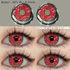 EYESHARE DEMON Red Cosplay Contact Lenses for Eyes Blood-red Pupils Halloween Eye Lens White/Black Softlens