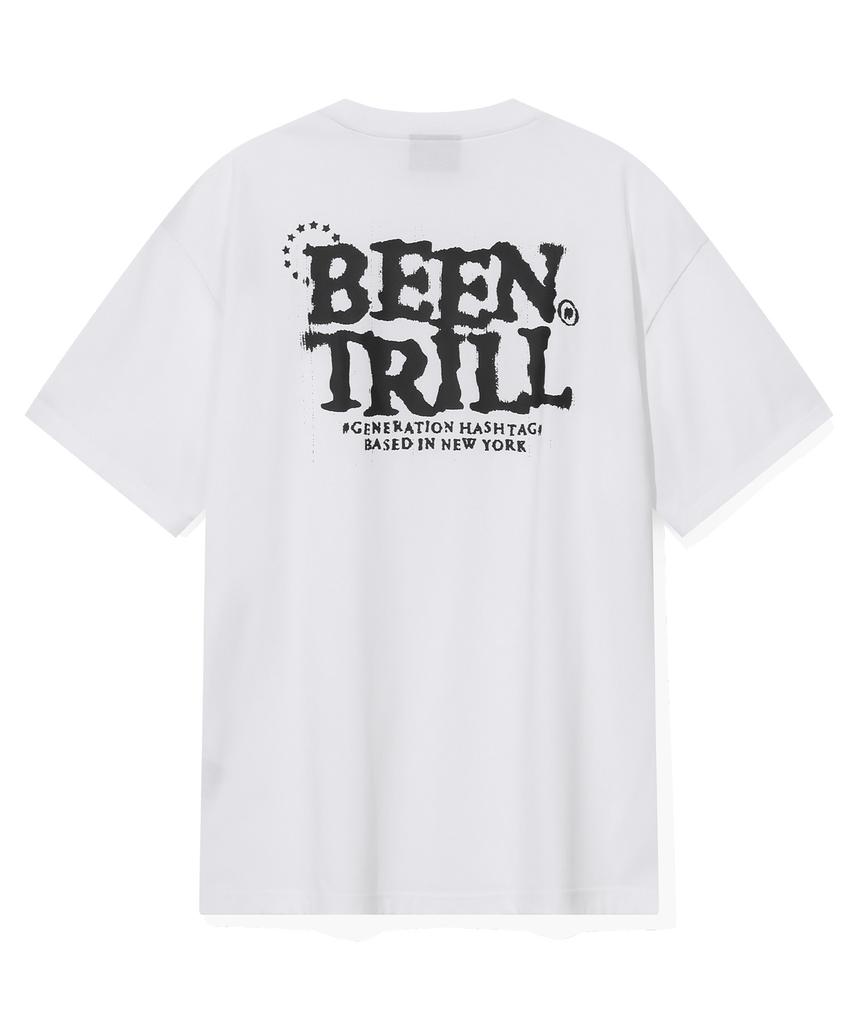 BEENTRILL Star Circle Logo T-Shirt (White)