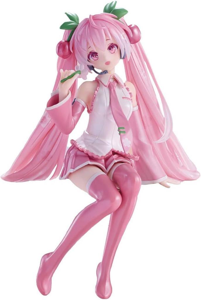 Hatsune Miku Series Noodle Stopper Figure Sakura Miku 2024 Pearl Color Ver.