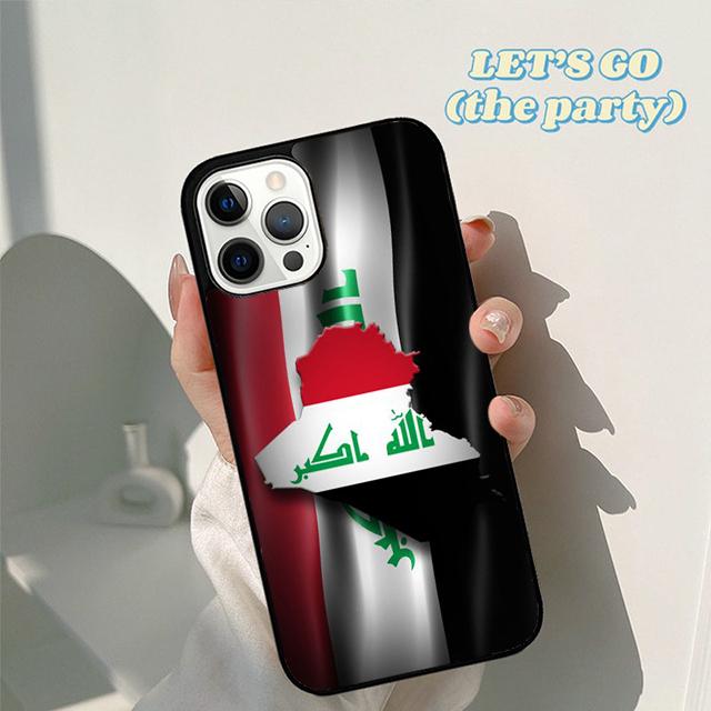 Autumu Iraqi Iraq National Flag Phone Case Cover for iPhone 17 Air 16 16e 15 12 11 13 14 Pro Max Apple Plus Coque