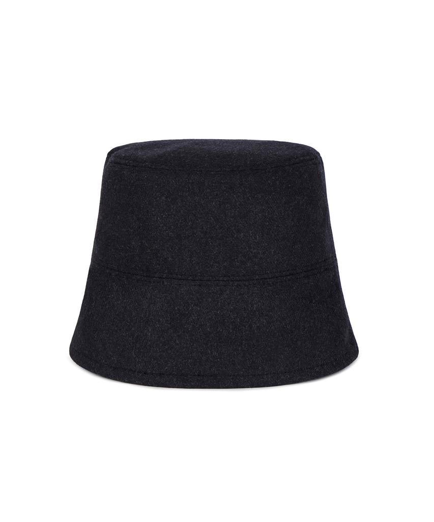 Bajal Va Square Drop Oversized Bucket Hat Black