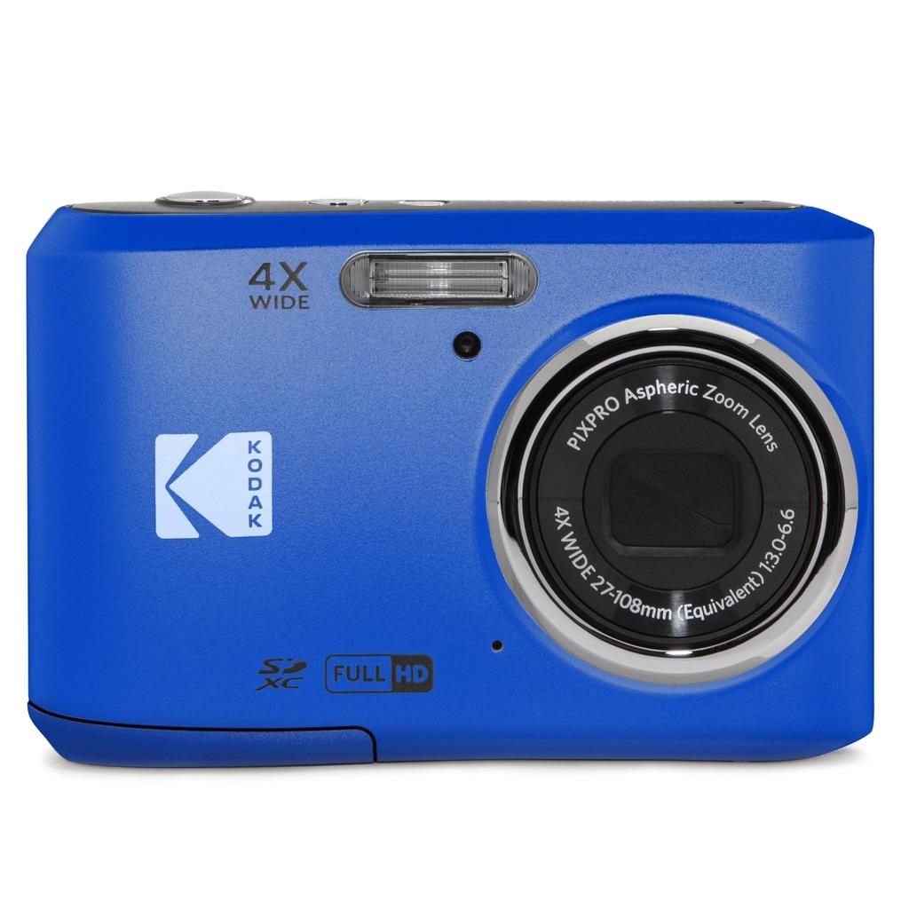 KODAK PIXPRO Friendly Zoom 16MP Digital Camera with 4x Optical 27mm Wide and LCD Screen FZ45-BL Zoom, Angle, 2.7-inch (Blue)
