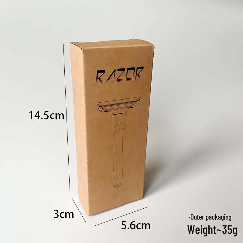 Old-Fashioned Double-Sided Razor for Men's Shaving