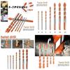 Set Innovativo di 5/7 Pz. Punte Multifunzione per Fori Precisi su Vetro e Ceramica