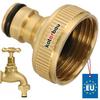 Brass Tap Connector for Garden Hose Tap Quick Connector 1"