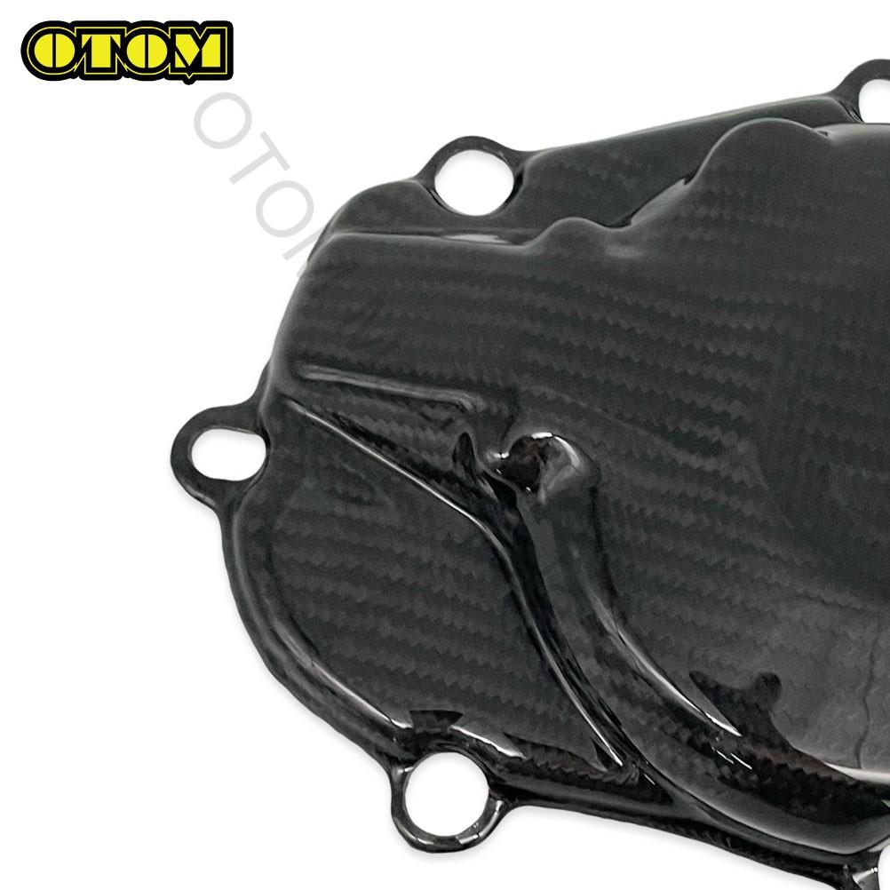 For KAWASAKI KX450F 2016-2018 Motorcycle Ignition Cover Carbon Fiber Guard Motor Stator Engine Protector Off-road Pit Dirt Bike