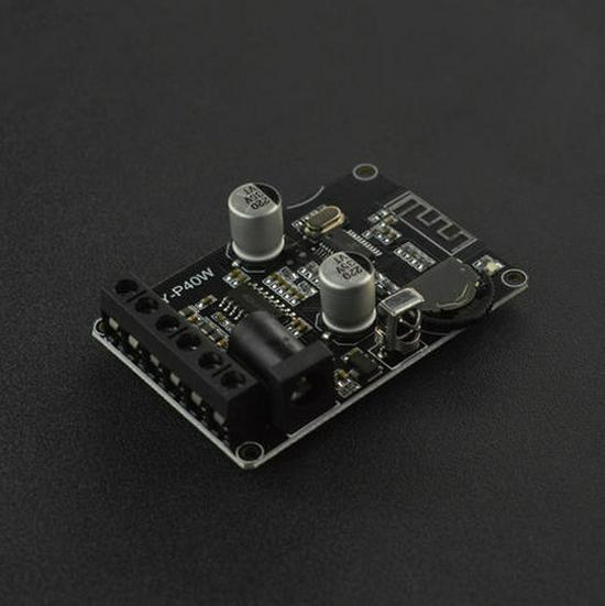 Bluetooth 5.0 Stereo Amplifier Board with Infrared Remote, Compatible with High-Power Speakers