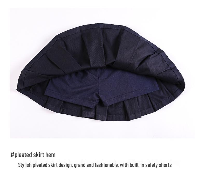 2025 Kids' Summer School Uniform: Short-Sleeve T-Shirt Sportswear for Kindergarten, Primary, and Secondary Students