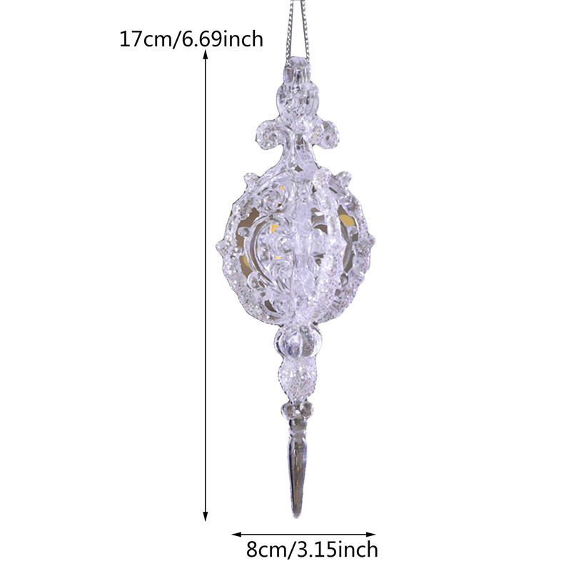 Hanging Ornament Christmas Tree Decorations Ornament for Winter Decorations Tree Window Door Accessories