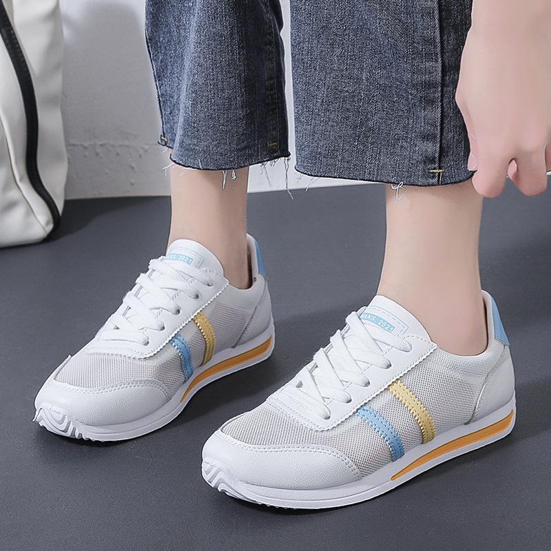 Summer New A-Gump Shoes Women's Korean Version of Sports Shoes Breathable Mesh Shoes Student White Shoes Women's Running Shoes