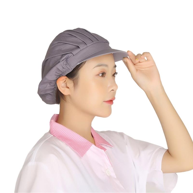 Restaurant Hotel Kitchen Bakery Cooking Cap Unisex Catering Work Hat Dust Proof
