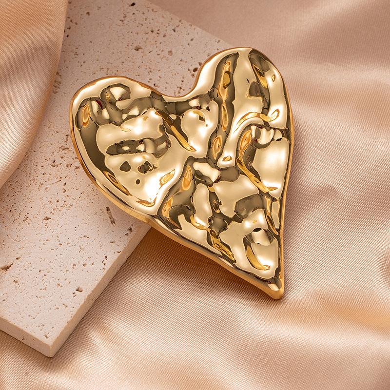 Thousands Of Calls Half Face Anti-Light Stainless Steel Brooch Collection Wind Halloween Texture Titanium Steel Pin