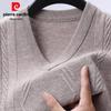 Pierre Cardin Men's 100% Wool V-Neck Vest
