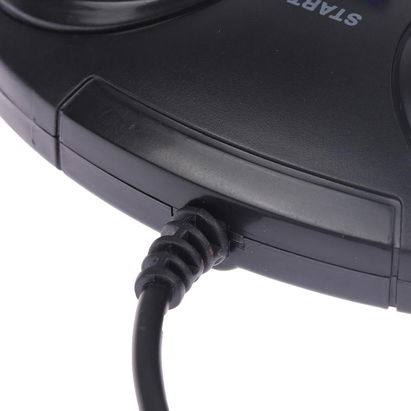 Classic Wired 6 Buttons Joypad Handle Game Controller For Sega Md2 Mega Drive