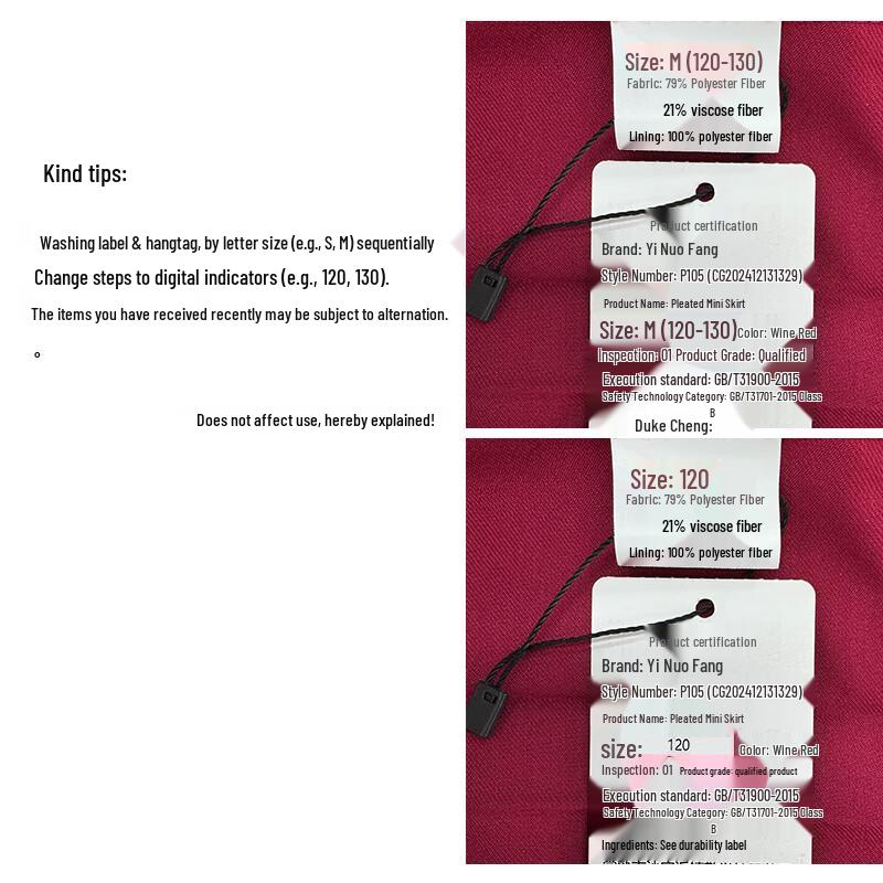 Girls' Pleated Skirt with Safety Shorts