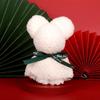 Pineapple Grid Towel Bear Shape - Wedding & Festival Gift