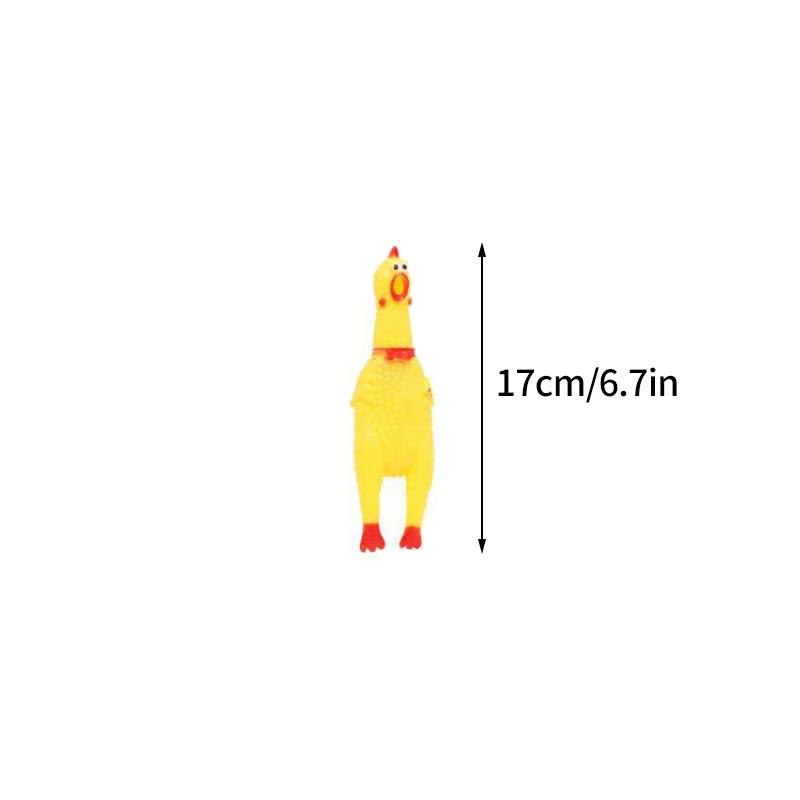 

Funny Screaming Chicken Pet Dog Chew Toys Squeeze Sound Molar Chew Toys for Small Medium Large Dogs Chicken Pet Dog Toy Puppy St Practical Use
