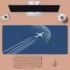 Airplane Sunset Mouse Pad Waterproof Nonslip Desk Mat for Gaming  Office