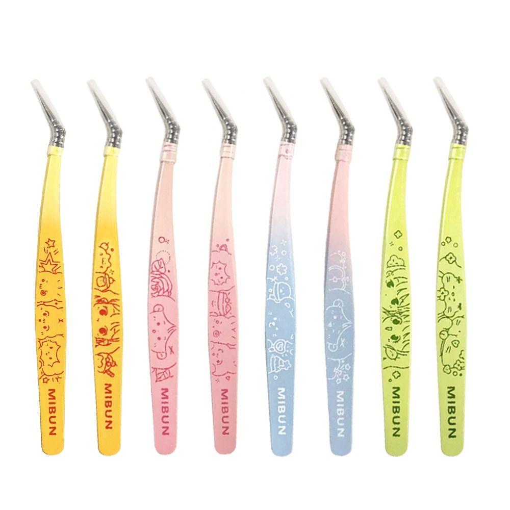 Hoge Precisie Nepwimper Tang Anti-statische Wimperextensie Tang Extensions Enten