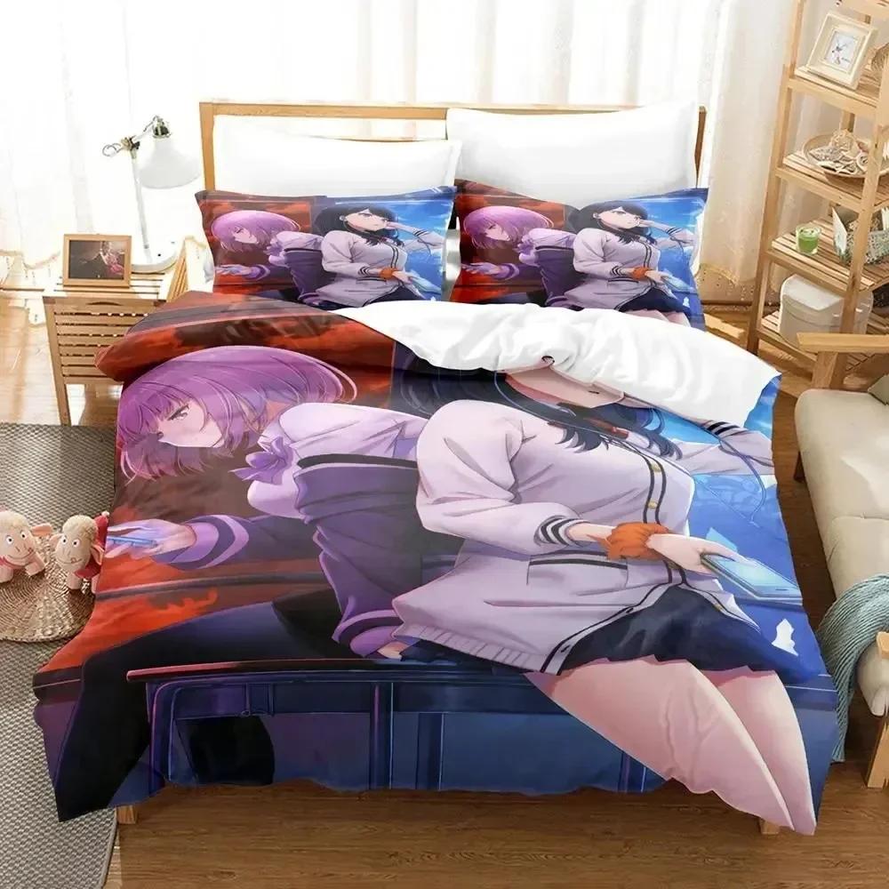 New 3D Print Anime Ssss.Gridman Bedding Set Bedroom Soft Modern Bedspreads Comefortable Duvet Cover Quilt Cover And Pillowcase