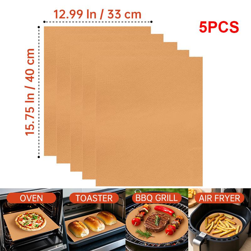60*40cm Non-stick BBQ Grill Mat Baking Mat Barbecue Tool Cooking Grill Sheet Heat Resistance Kitchen BBQ Tool