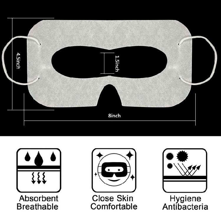 Soft & Breathable VR Eye Mask for Oculus Quest 2 VR Mask Non-Woven Cover