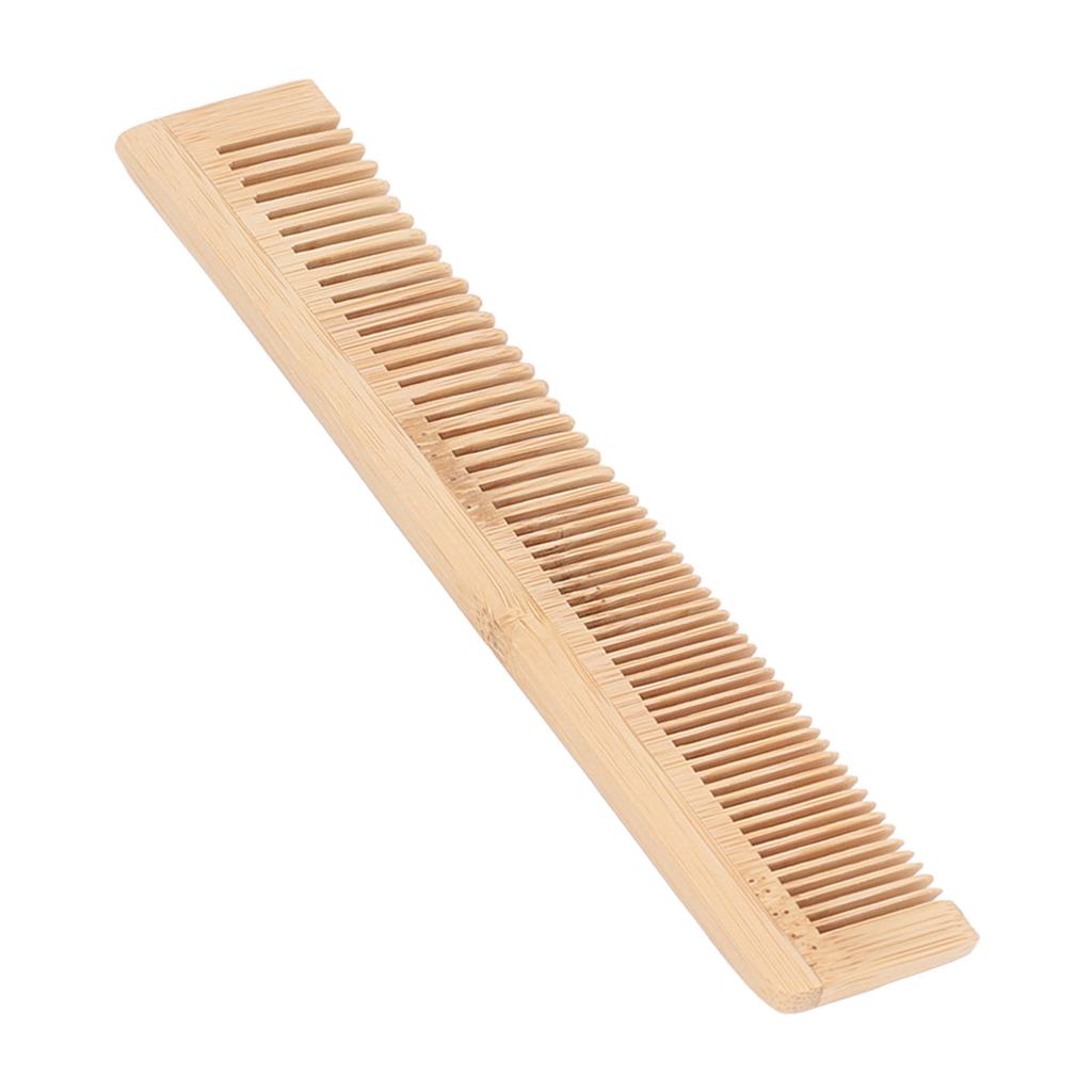 5pcs Disposable Bamboo Comb Stitching Phyllostachys Pubescens Hair Brush for Hotel