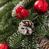 60cm Teardrop Wreath Christmas Decorative Wreath New Upside Down Wreath  Holiday Party