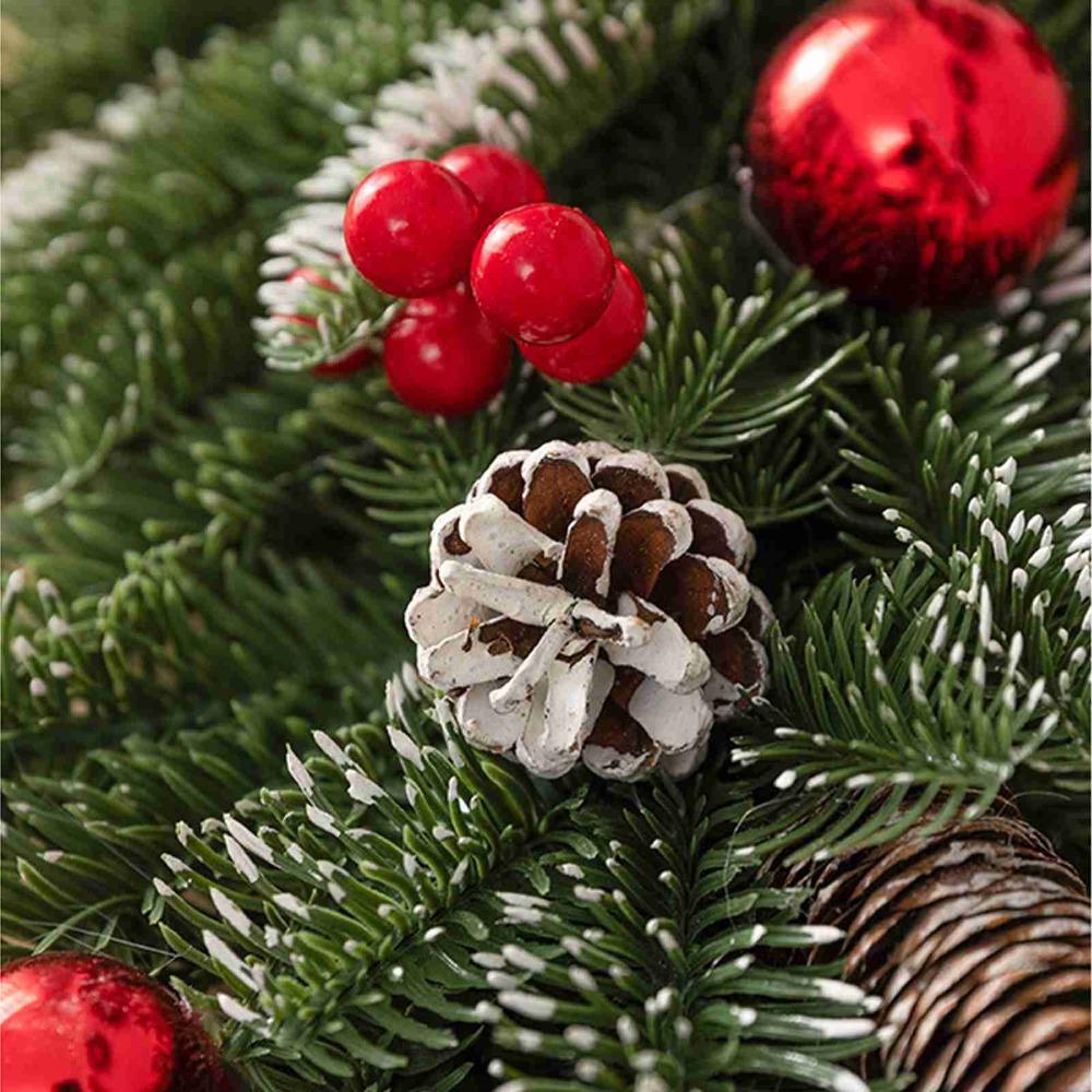 60cm Teardrop Wreath Christmas Decorative Wreath New Upside Down Wreath  Holiday Party