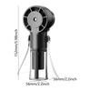 Adjustable Speed Hand Fan Portable Handheld USB Rechargeable Neck Hanging Fan for Travel and Office Cooling Device
