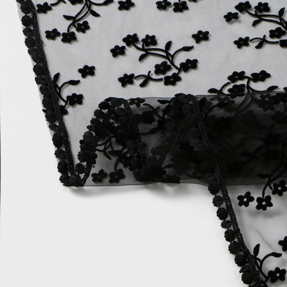 Hollow Out Lace Scarf Solid Color Hair Scarf Headband New Fart Curtain  Women