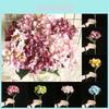 Charming 46cm Artificial Hydrangea Bouquet With Gorgeous Colors And Chic Design For Elegant Home Decor
